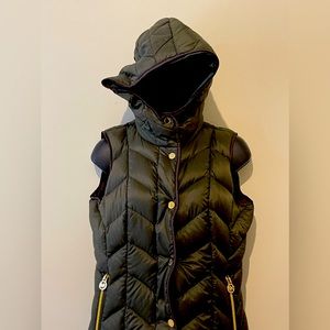 Michael Kors vest sz XS Green olive